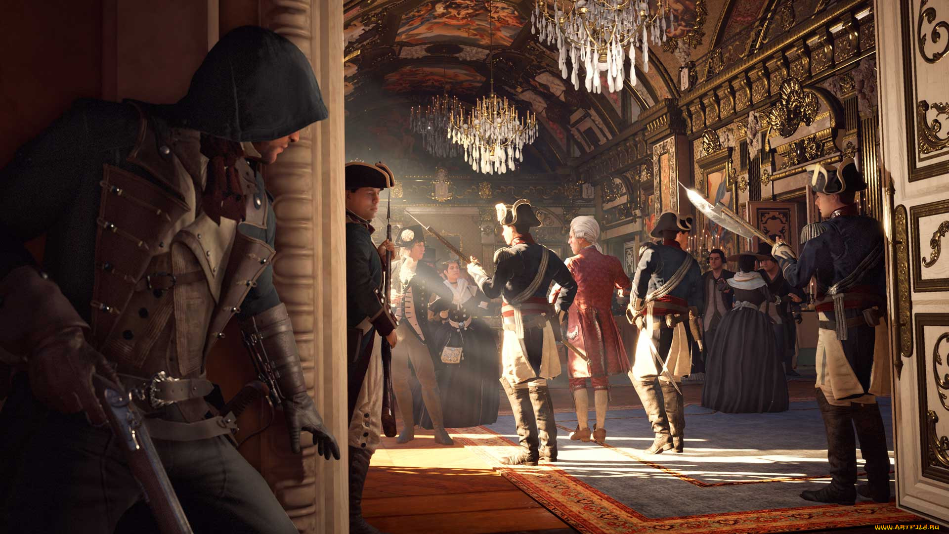 Обои Assassin`s Creed Unity Видео Игры Assassin`s Creed Unity, обои для  рабочего стола, фотографии assassin`s creed unity, видео игры, - assassin`s  creed unity, солдаты Обои для рабочего стола, скачать обои картинки заставки